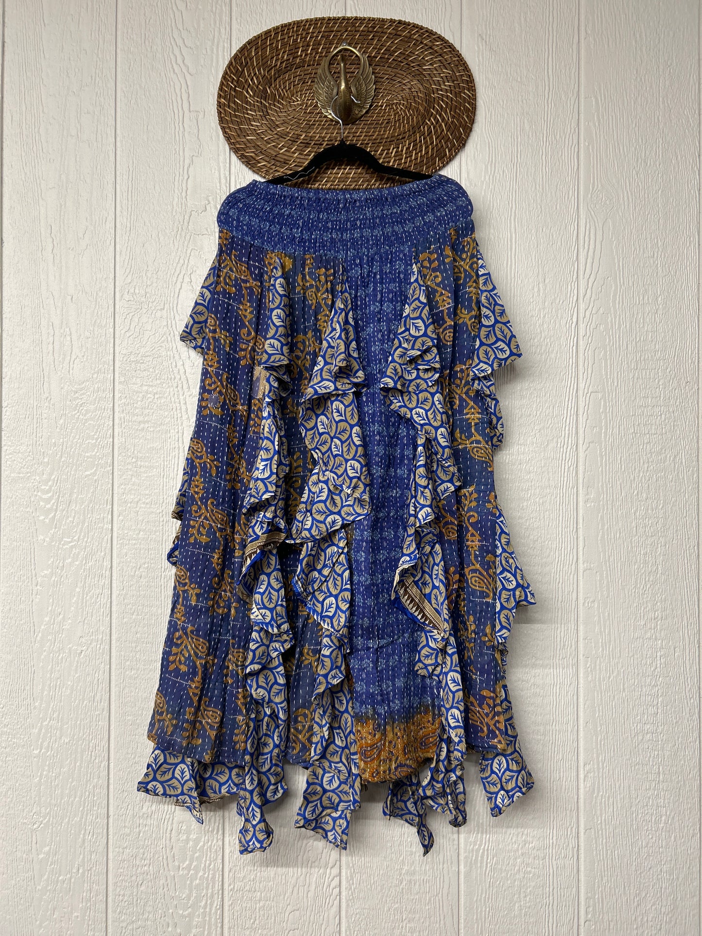 Pareo Kantha Willow Maxi Skirt 0826 125