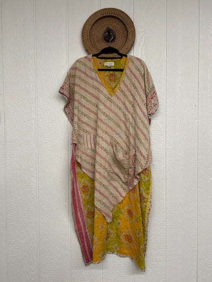 Kantha Surrender Hi Lo Poncho KB0925 001