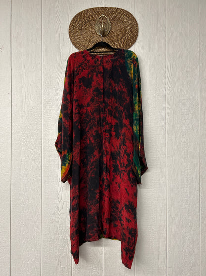 Crepe Sari Gaia Duster Dress 0426 178