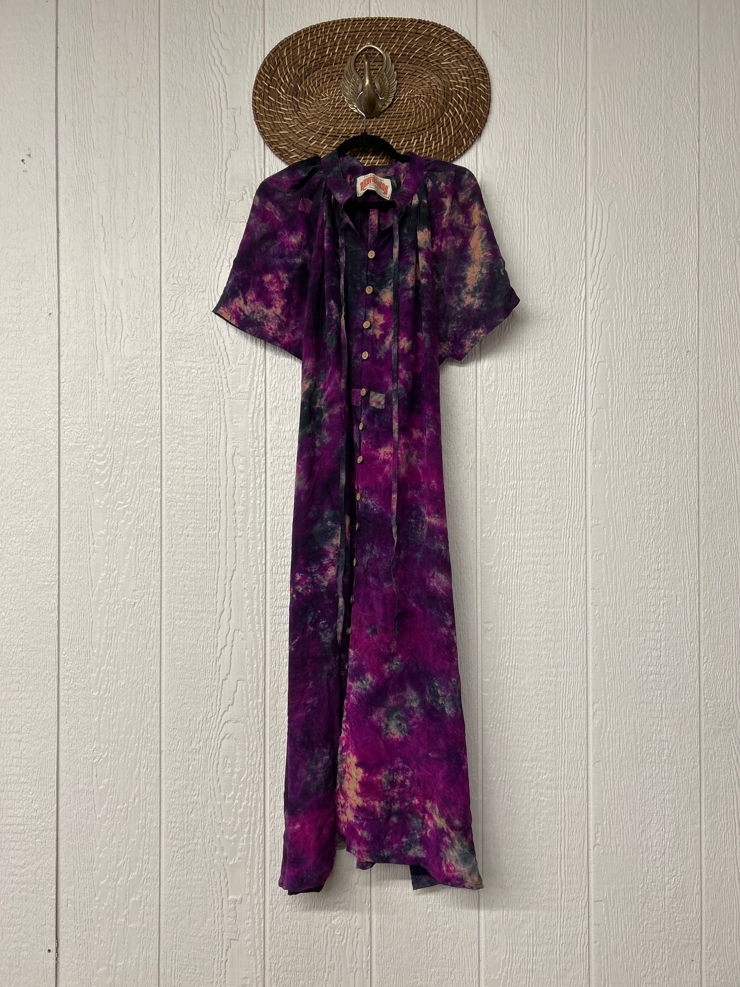 Crepe Sari Summer Woodstock Duster 0626 148