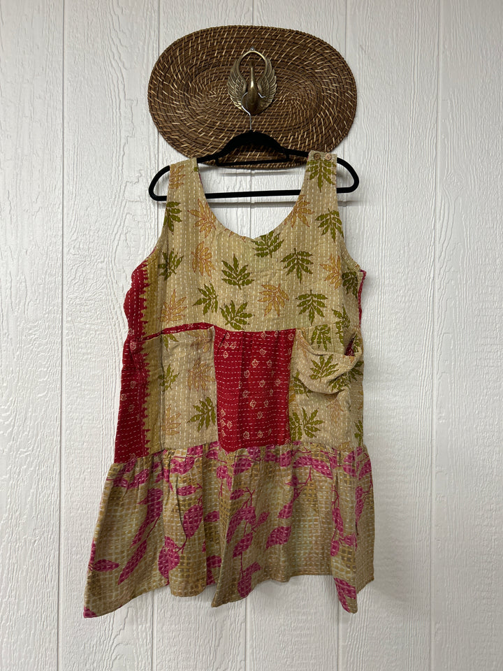 Kantha Meadow Mini Dress 0625 219