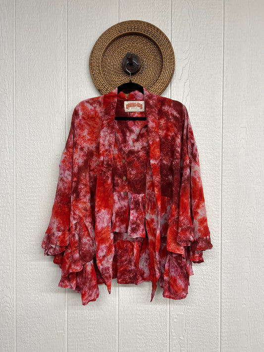 Crepe Sari Wild Rose Top 0426 218