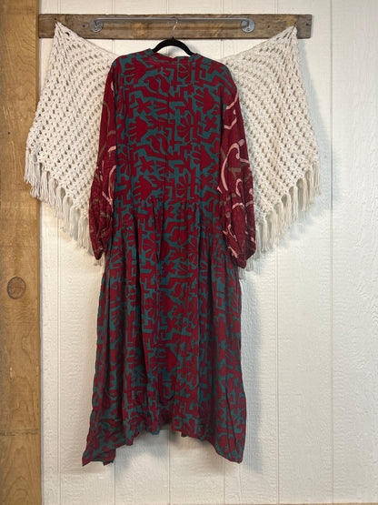 Crepe Sari Evermore Kimono 0326 134
