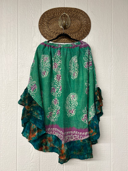 Pareo Kantha Wild Rose Skirt 0426 002