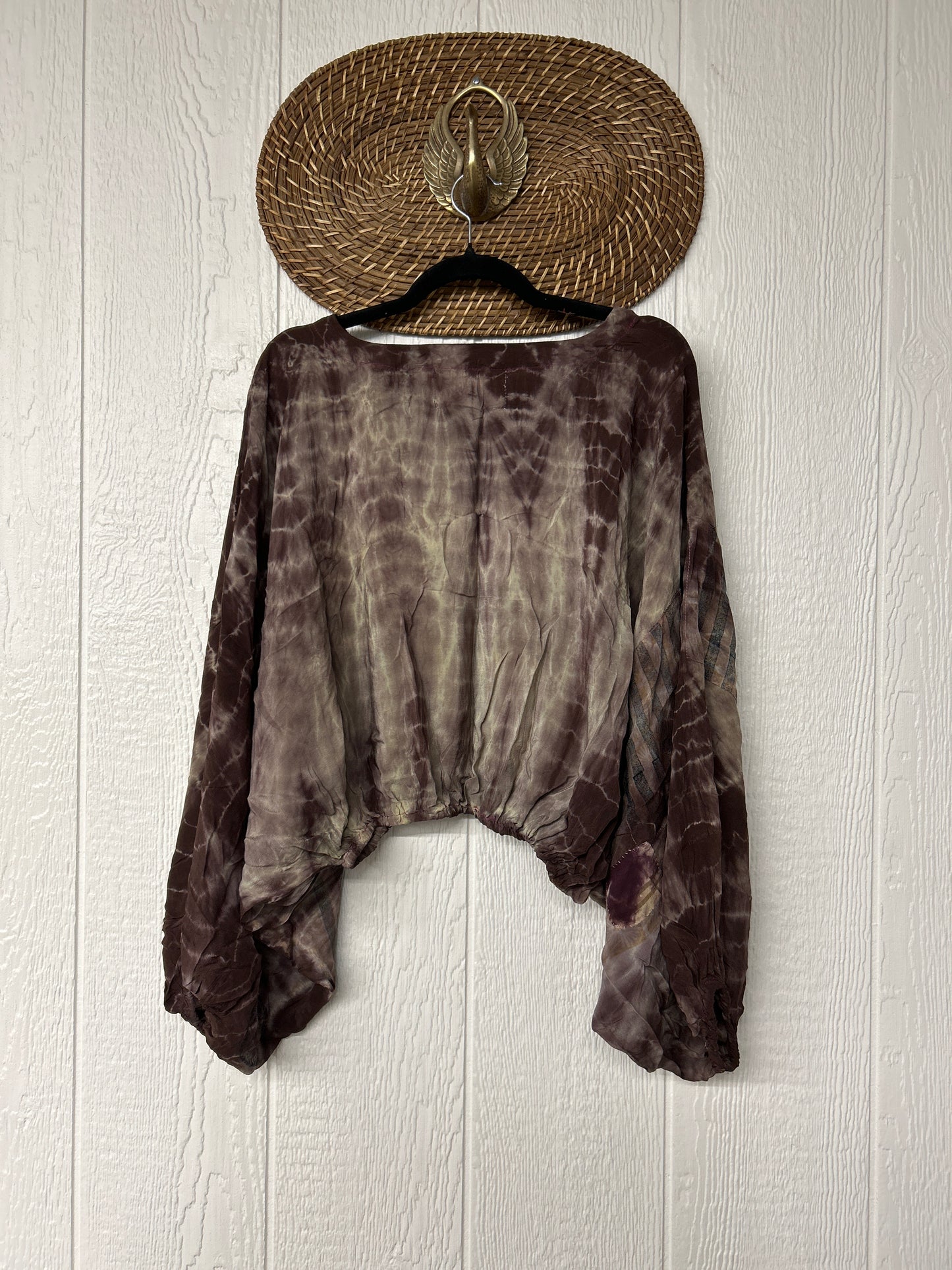 Crepe Sari Luna Crop Top 0526 005