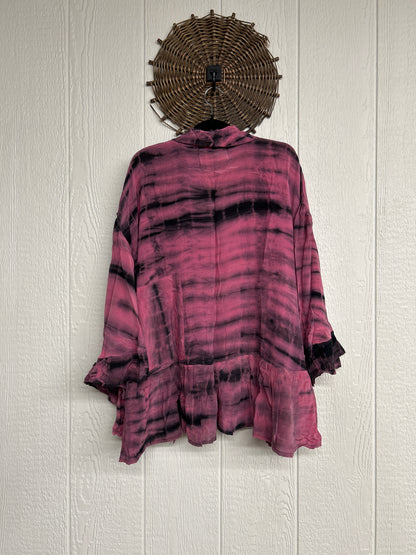 Crepe Sari Wild Rose Top 1026 092