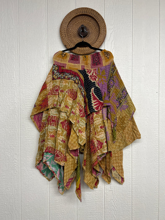 Pareo Kantha Pixie Skirt 0426 122