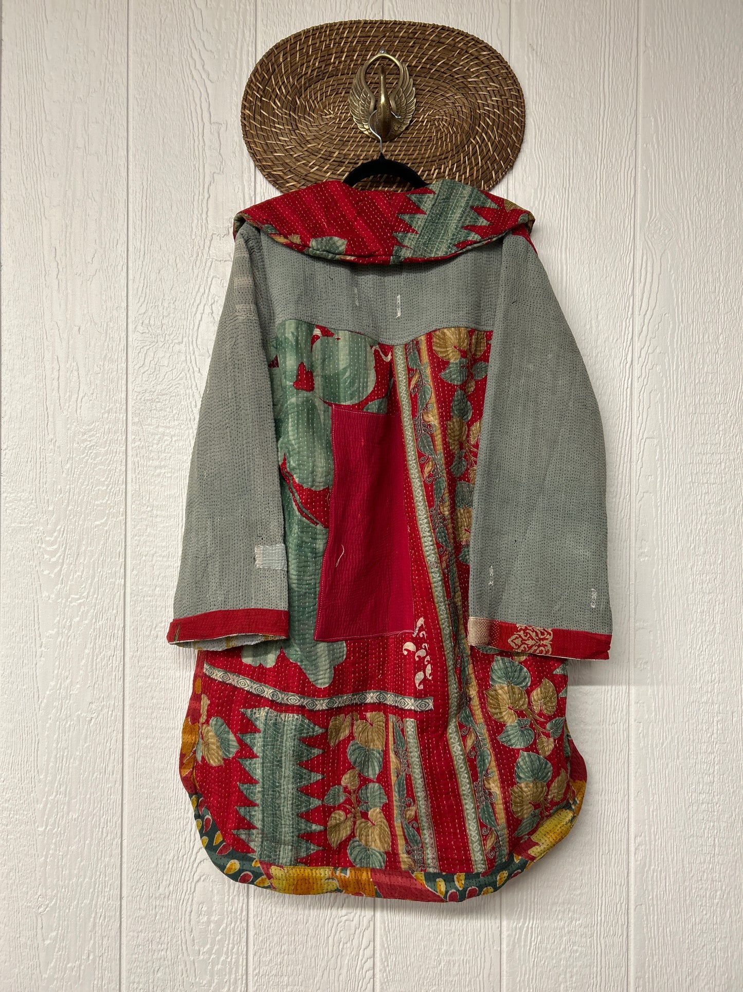 Fine Kantha Drifter Coat 1125 068