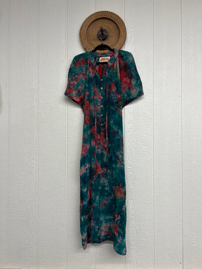Crepe Sari Summer Woodstock Duster 0626 035