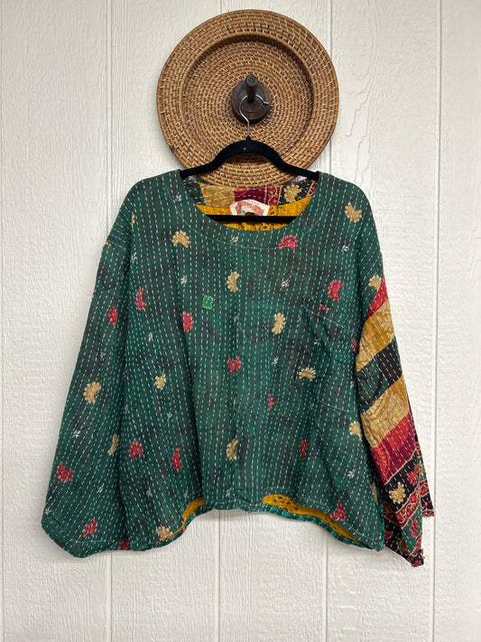 Pareo Kantha Wanderer Pocket Crop Top 0226 191