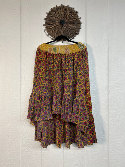 Crepe Sari Dahlia Skirt 1026 200