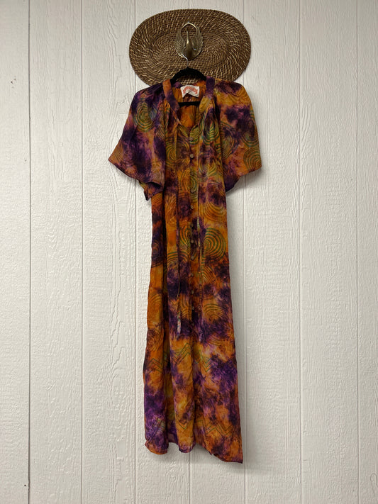 Crepe Sari Summer Woodstock Duster 0626 257