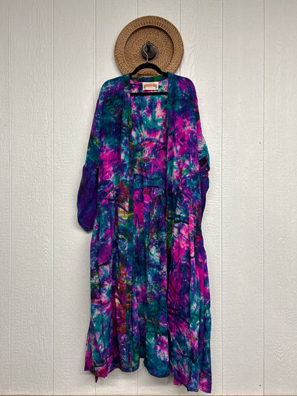 Crepe Sari Evermore Kimono 1026 078