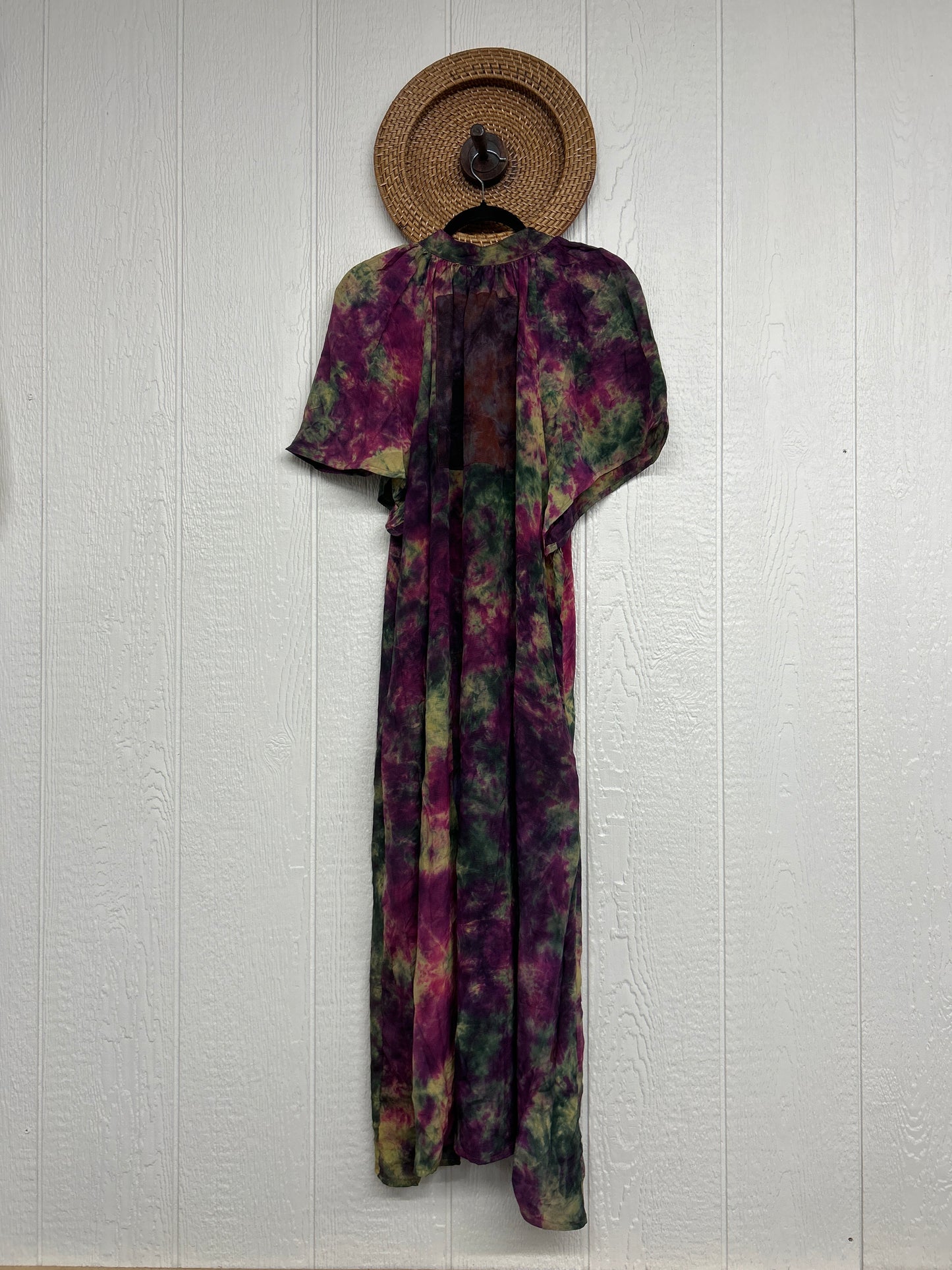 Crepe Sari Summer Woodstock Duster 0626 091