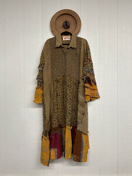 Crepe Sari Rhiannon Duster Dress 0226 167