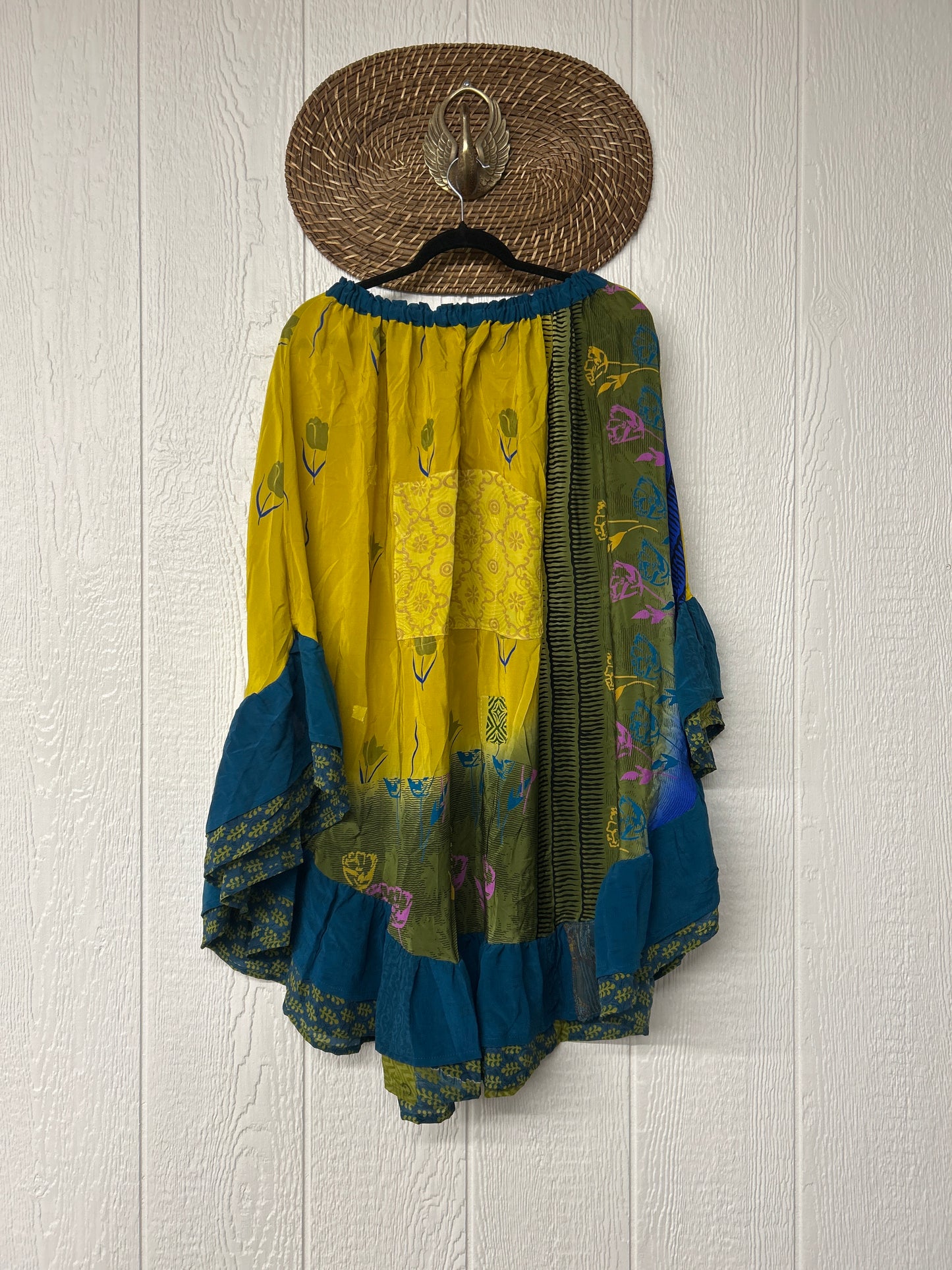 Crepe Wild Rose Skirt 1025 177