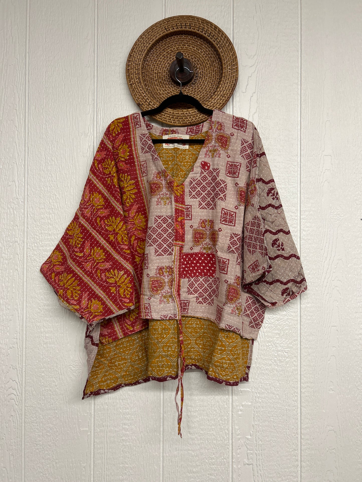 Pareo Kantha Hi-Lo Butterfly Top 0626 183