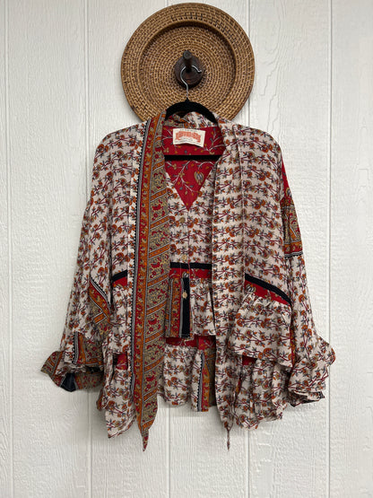 Crepe Sari Wild Rose Top 1225 137