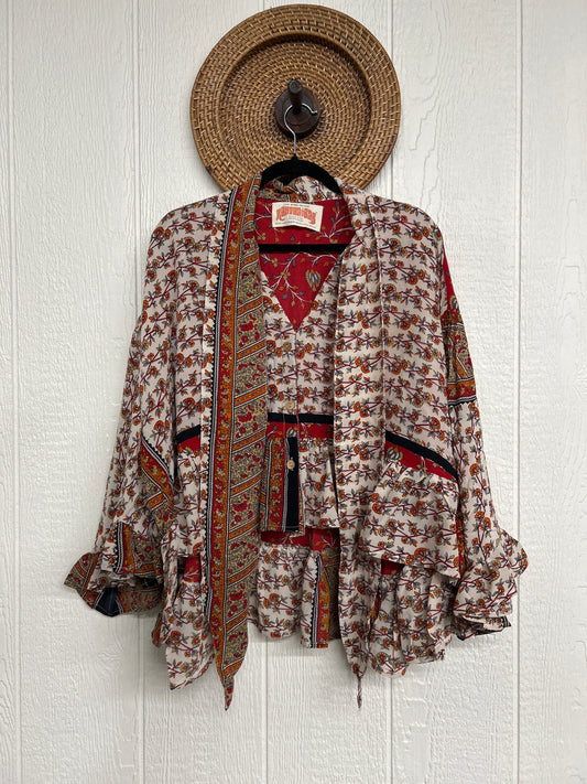 Crepe Sari Wild Rose Top 1225 137