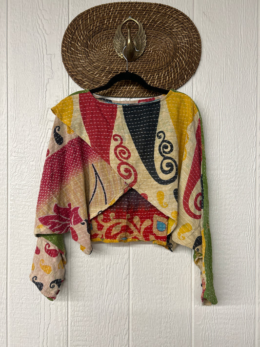Pareo Kantha In Bloom Cropped Pullover 0326 207