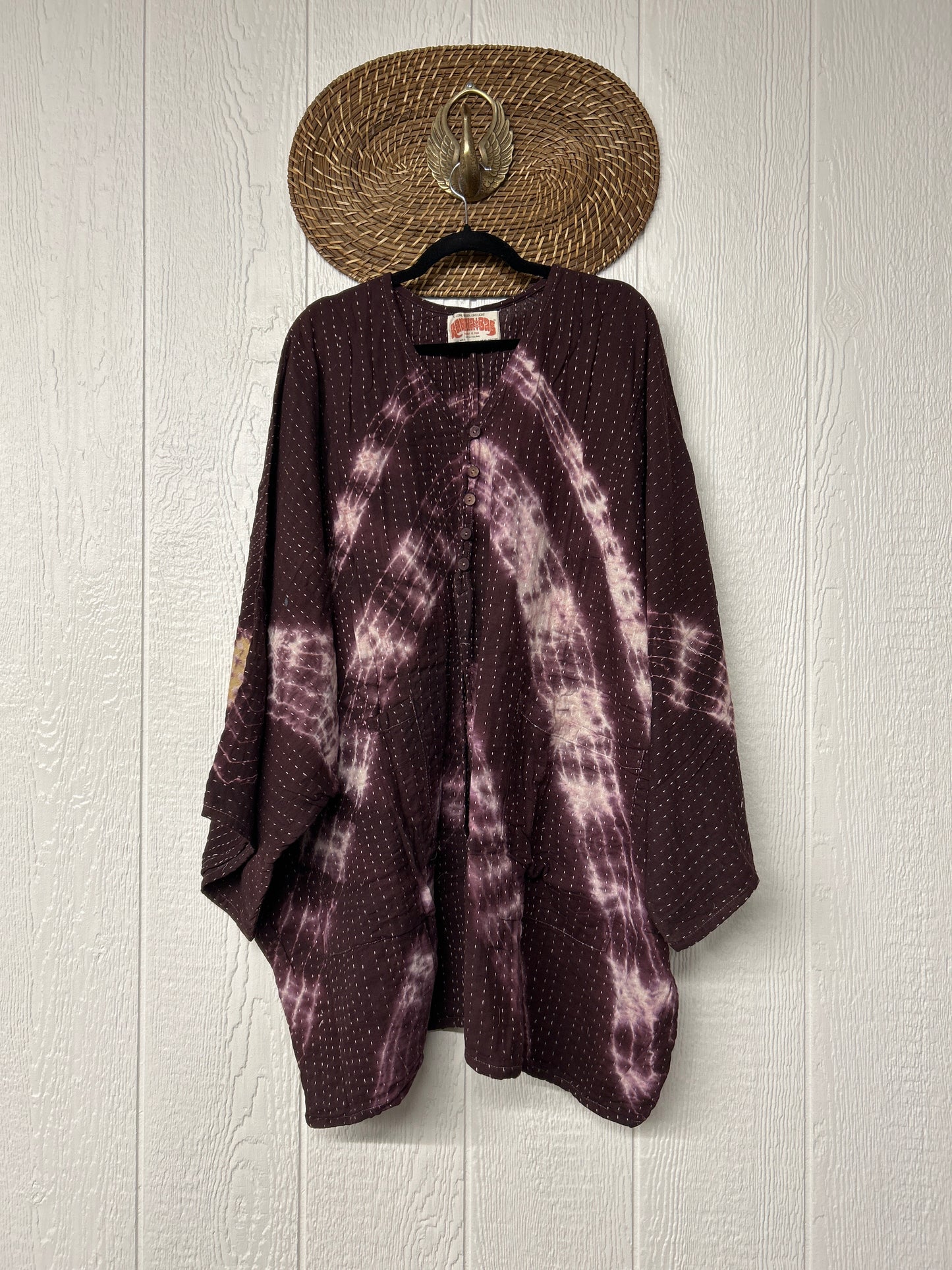 Pareo Kantha Gaia Split Tunic 0526 019