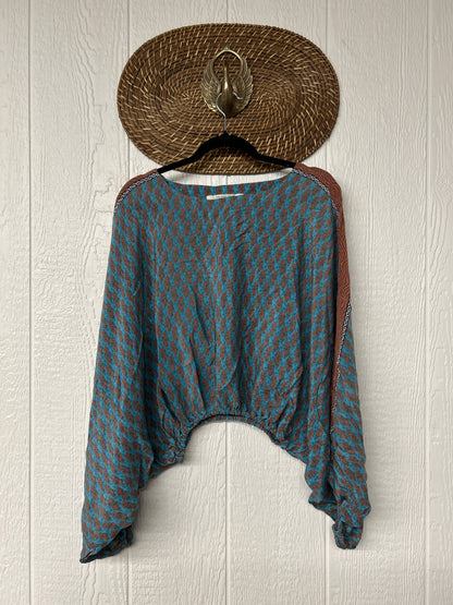 Crepe Sari Luna Crop Top 0526 020