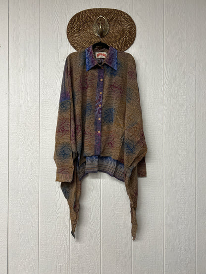 Crepe Sari Nirvana Button Down 1125 083