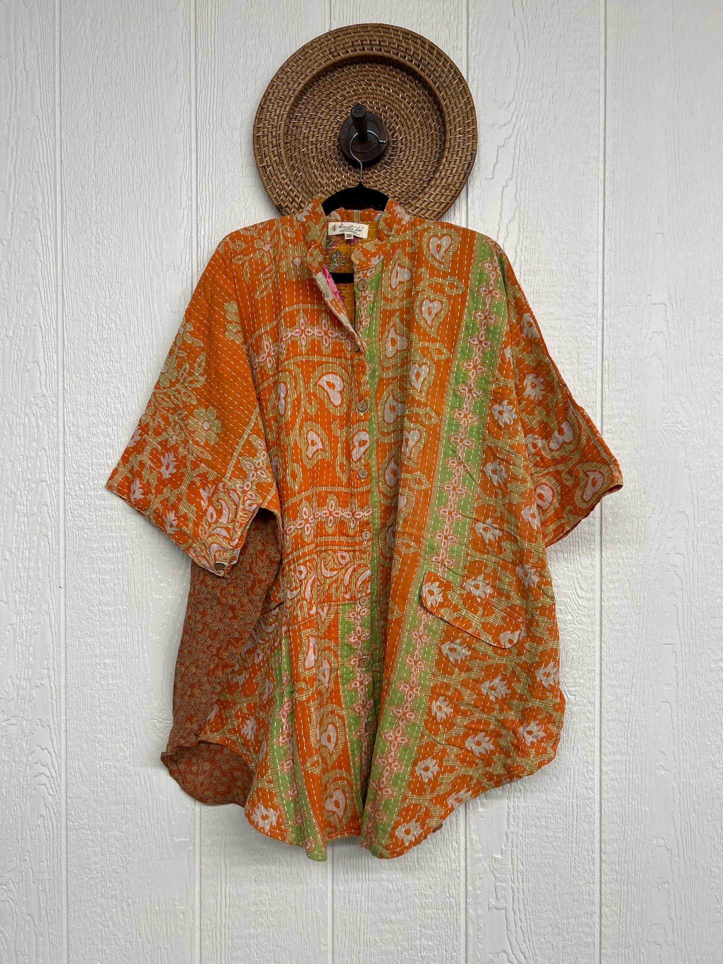 Pareo Kantha Free To Be Button-Down 0426 066