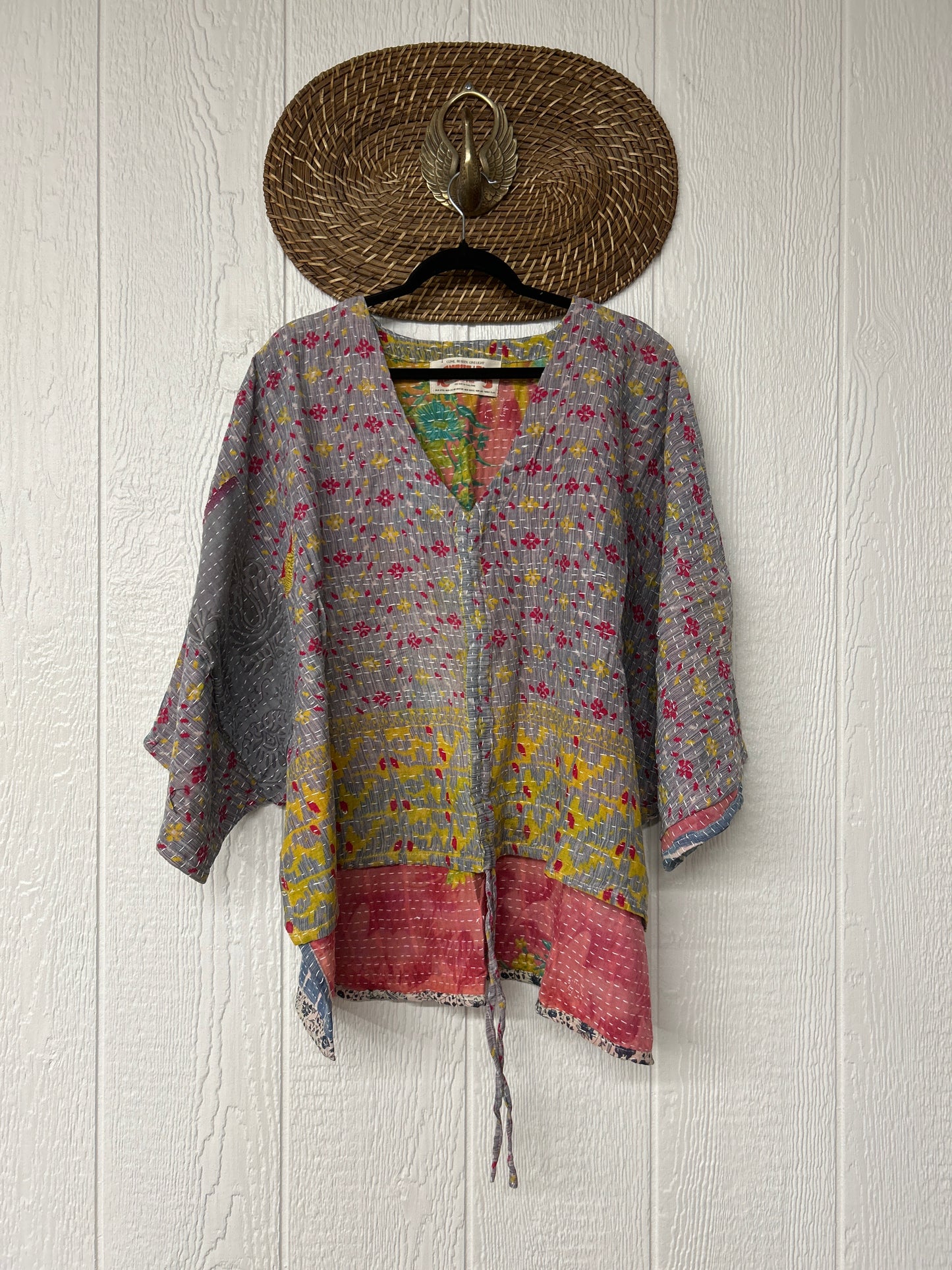 Pareo Kantha Hi-Lo Butterfly Top 0626 022