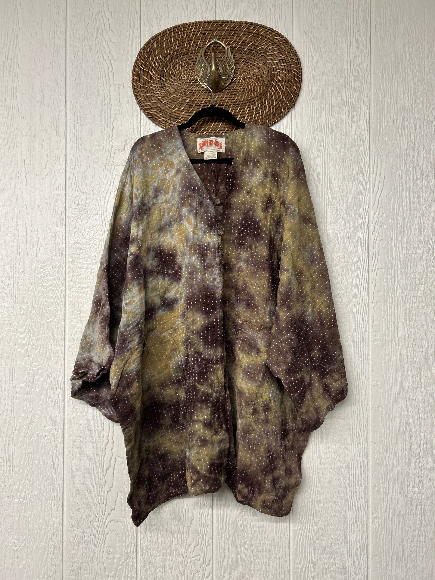 Pareo Kantha Gaia Split Tunic 0526 037