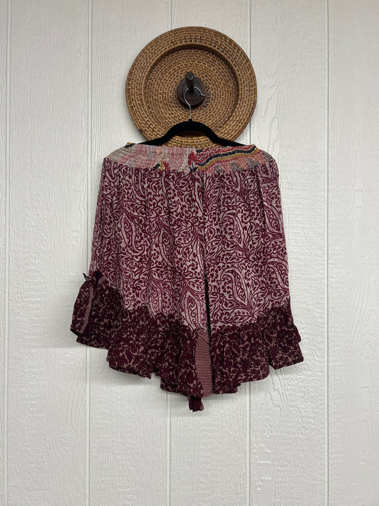 Crepe Sari Lover Cropped Culottes 0726 145