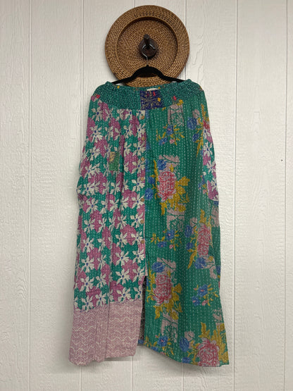 Pareo Kantha Butterfly Cargo Skirt 0426 208