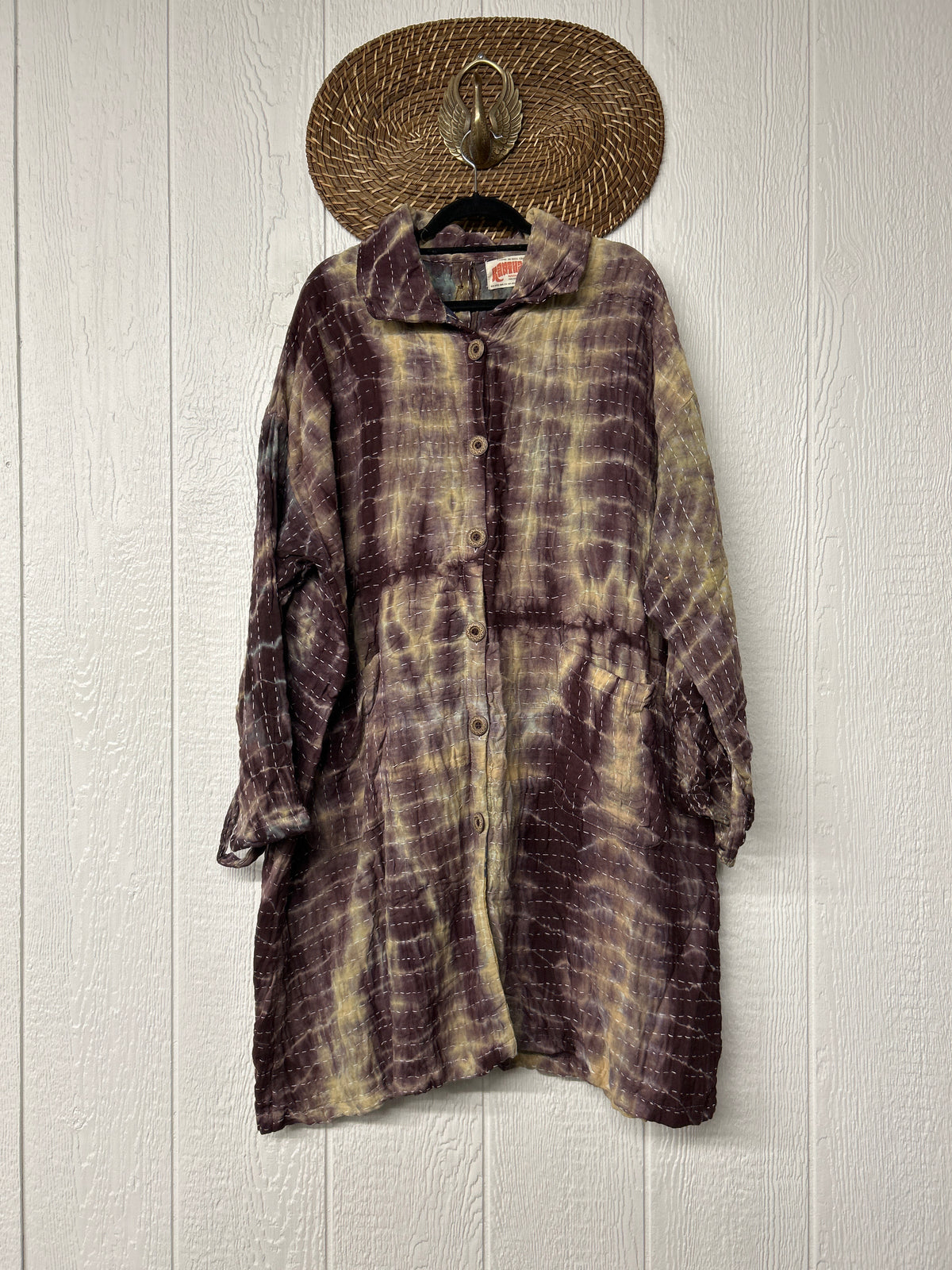 Aura Edit Koverlet Button Down Trench Coat 1026 027