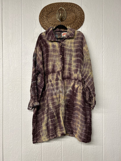 Aura Edit Koverlet Button Down Trench Coat 1026 027