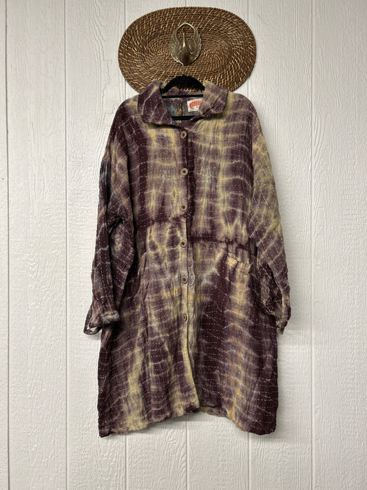 Aura Edit Koverlet Button Down Trench Coat 1026 027