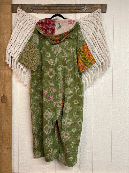 Kantha Zen Hoodie Jumpsuit 0925 241