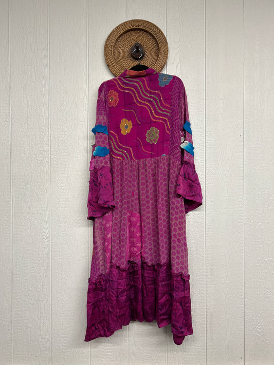 Crepe Sari Rhiannon Duster Dress 0226 194