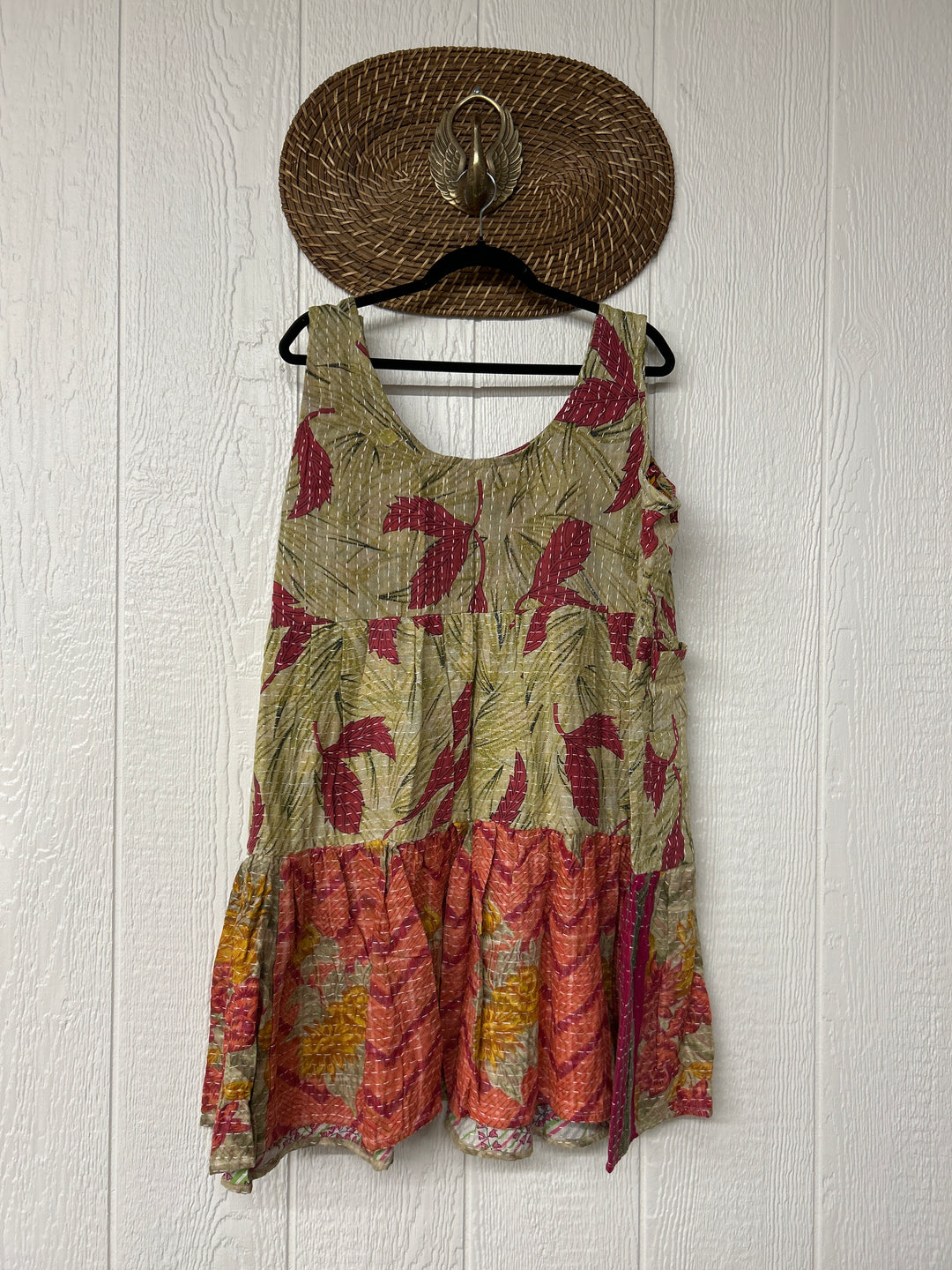 Kantha Meadow Mini Dress 0625 203
