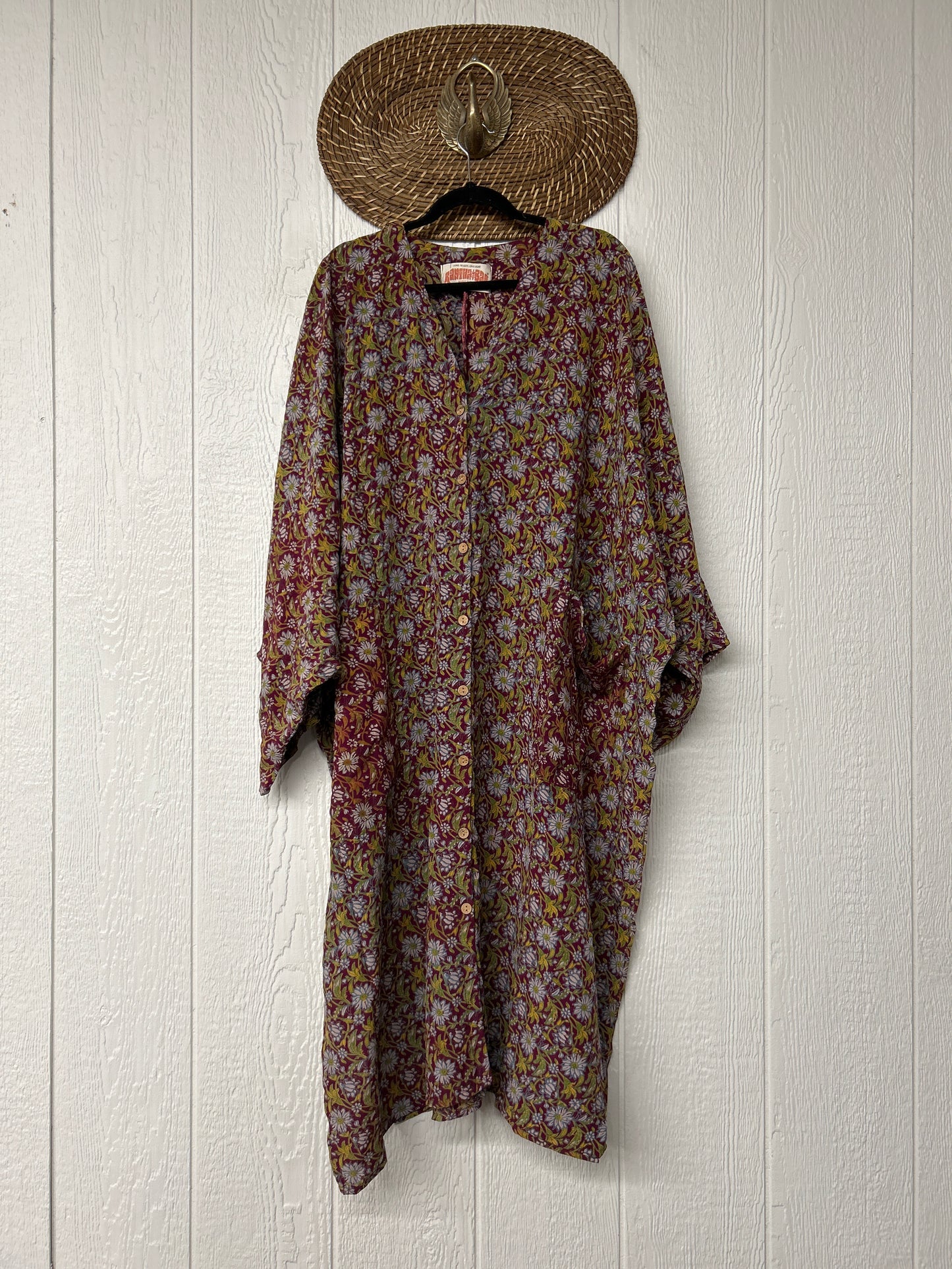 Crepe Sari Gaia Duster Dress 0826 015