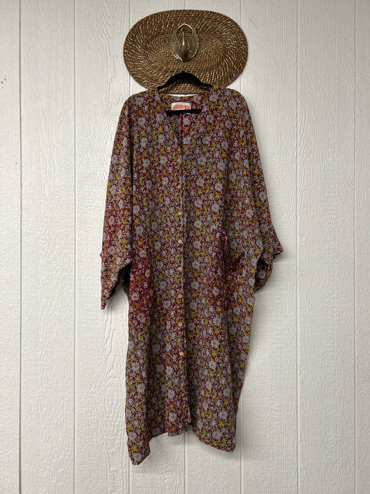 Crepe Sari Gaia Duster Dress 0826 015