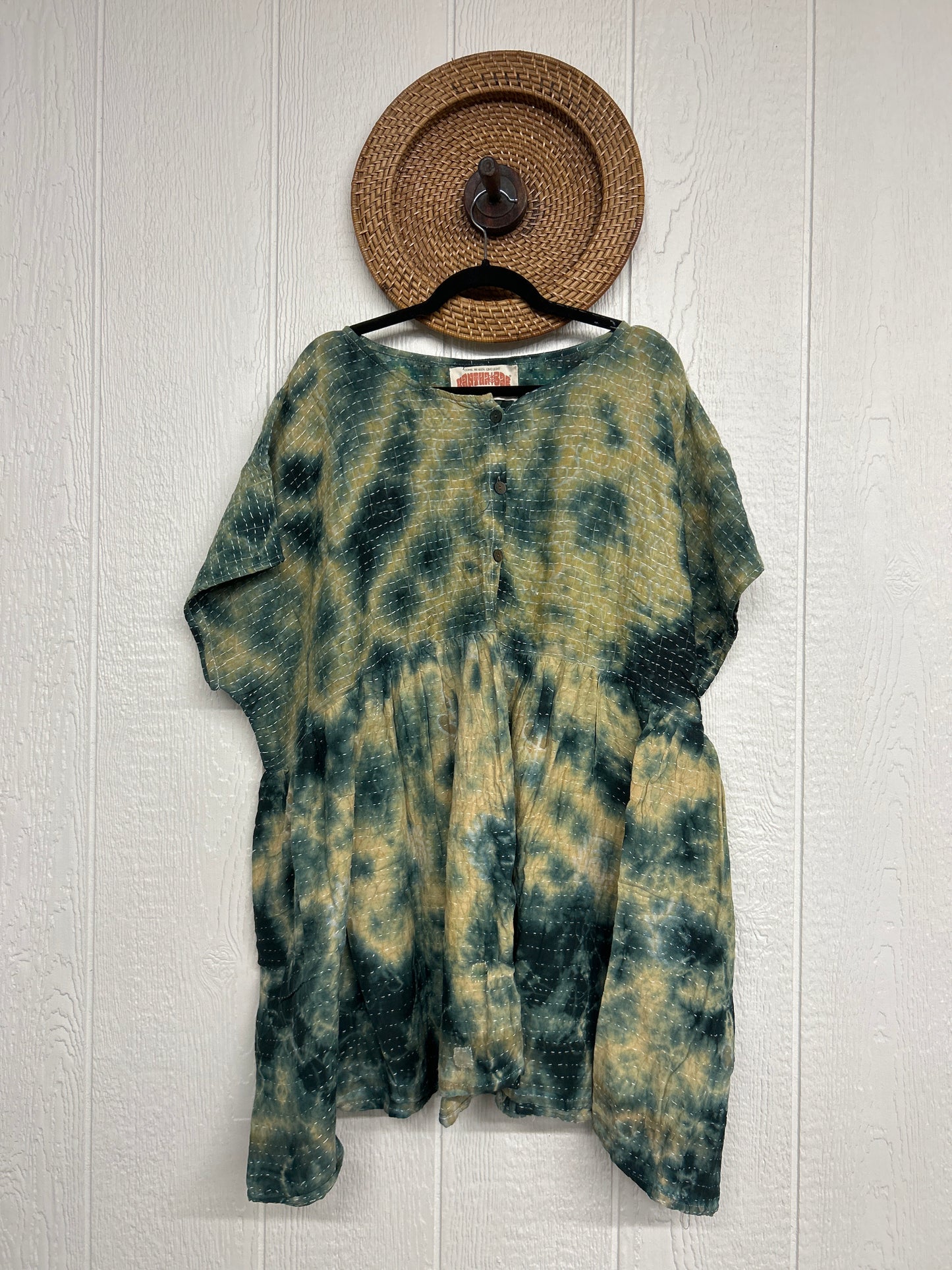 Pareo Kantha Daydreamer Button Down Mini  0526 030