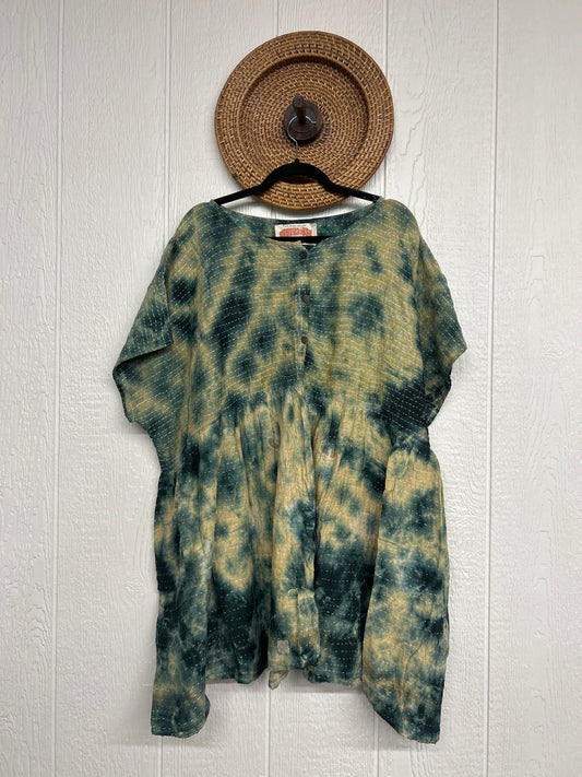 Pareo Kantha Daydreamer Button Down Mini  0526 030