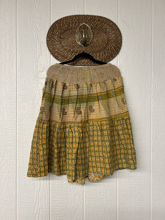 Pareo Kantha Meadow Skirt 0826 175
