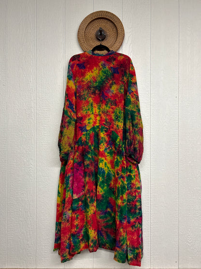 Crepe Sari Evermore Kimono 1026 029