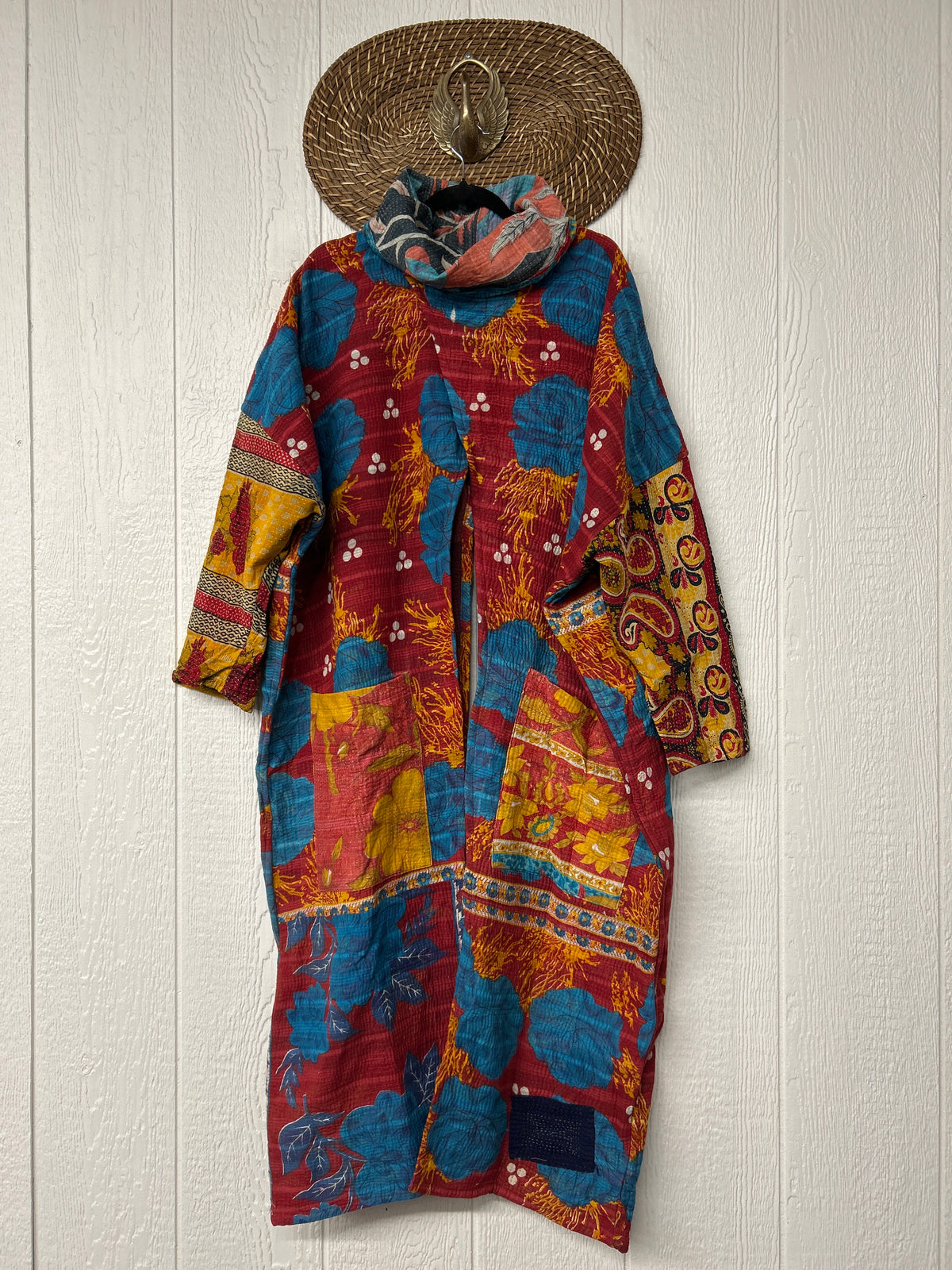 Fine Kantha Cowl Split Pullover 1026 006