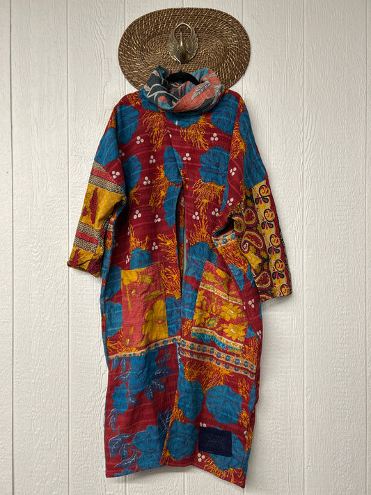 Fine Kantha Cowl Split Pullover 1026 006