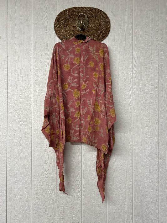 Crepe Sari Nirvana Button Down 1125 136