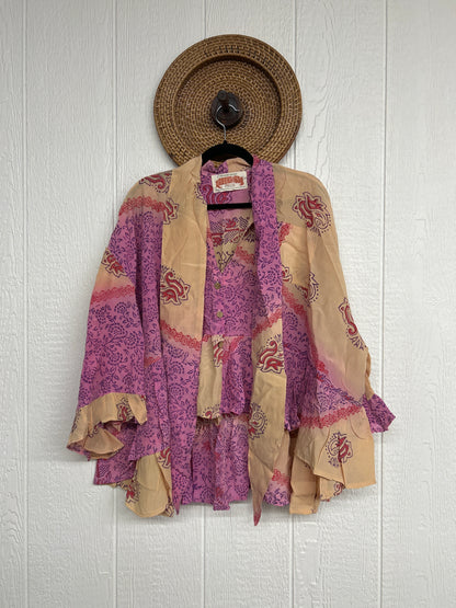 Crepe Sari Wild Rose Top 0426 230