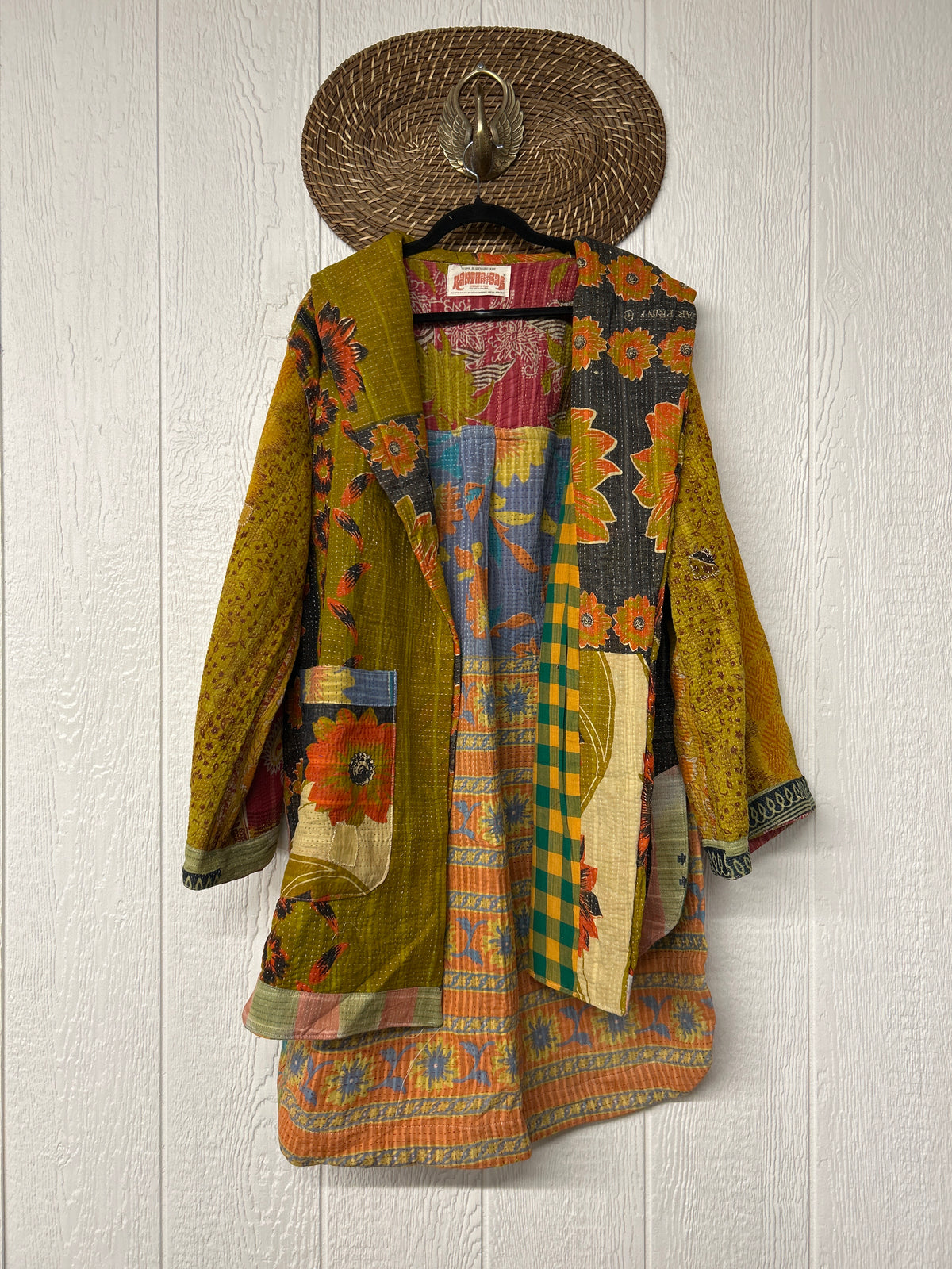 Fine Kantha Drifter Coat 1026 201