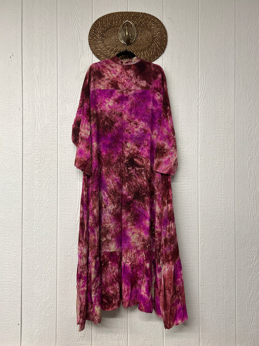 Crepe Sari Dahlia Duster Dress 0326 219